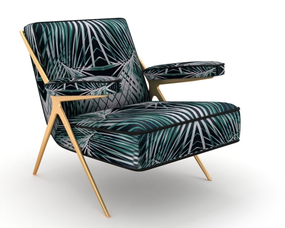 Luxury Minimalist Design Lounge Chair Leather Metal Feet Living RoomChair Armchair WH311SF11 lounge chair