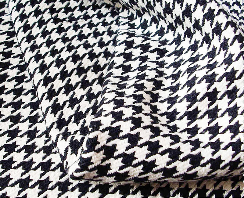 Italian Minimalist Checkered VX5-1663-5 End of Bed Stool