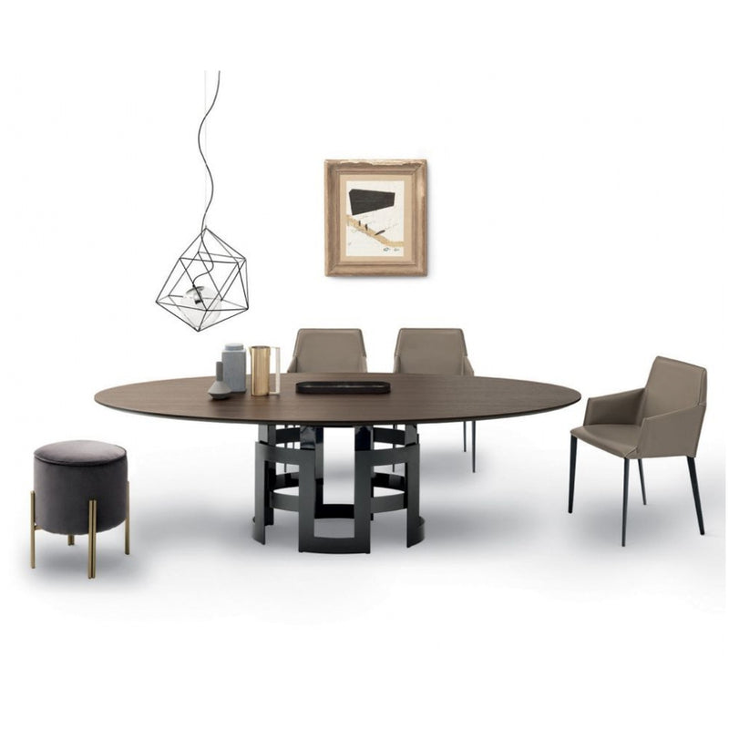Italian minimalist FA96 full leather long tea stool VD5-1907-1 Tea stool