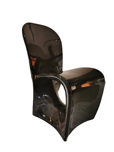 Bugatti Style Dinning Chair carbon fiber / Full leather 香榭丽餐椅